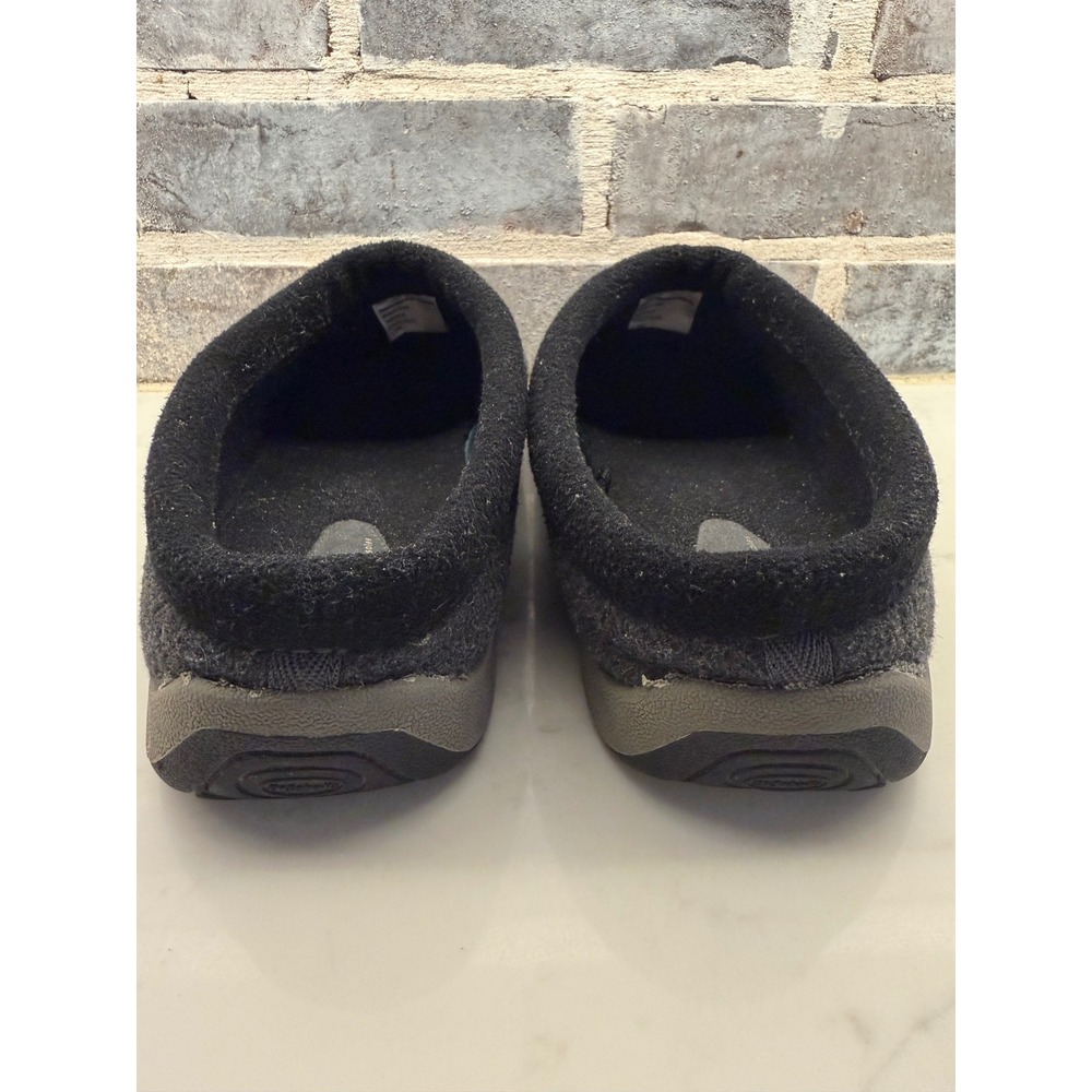 Dr. Scholls Toasty Clog Mens 12M Grey Felt Memory Fit Foam Slippers 34272-9 - Picture 6 of 8